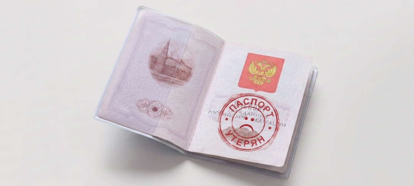 Я потерял паспорт, — что делать?